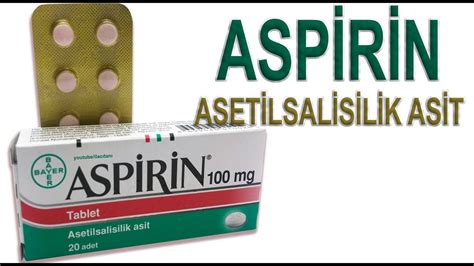 Aspirin yan etkileri nelerdir